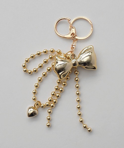 バブルリボンのじゃらづけチャーム（キーホルダー）｜minia（ミニア