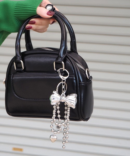 セール】バブルリボンのじゃらづけチャーム（キーホルダー）｜minia