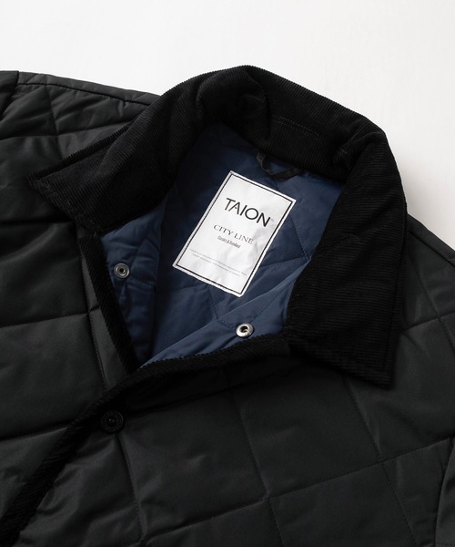 セール】【TAION/タイオン】襟コーデュロイ キルティング パイピング