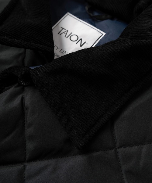 セール】【TAION/タイオン】襟コーデュロイ キルティング パイピング