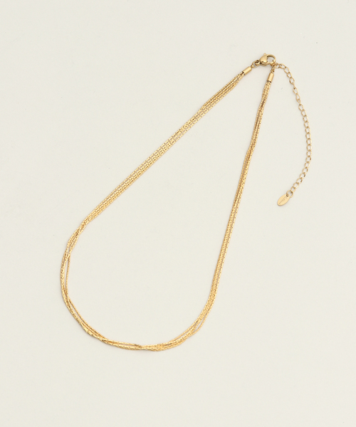 B.C STOCK(ベーセーストック)の「ゴールドチェーンネックレス(ネックレス・レディース・ゴールド・FREE)」の3枚目の写真