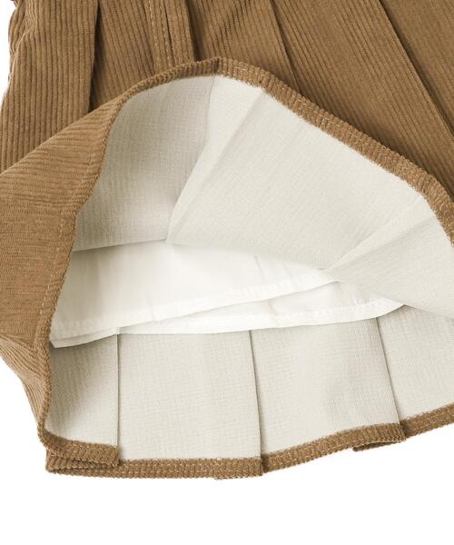 dispark(ディスパーク)の「DISPARK/ベルト付きコーデュロイミニスカパン(スカート・レディース・ベージュ/ブラック・FREE)」の22枚目の写真