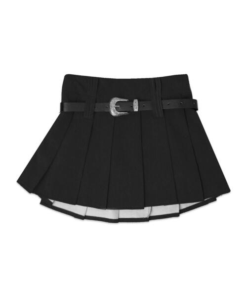 dispark(ディスパーク)の「DISPARK/ベルト付きコーデュロイミニスカパン(スカート・レディース・ベージュ/ブラック・FREE)」の15枚目の写真