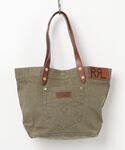 RRL（ダブル アール エル）の「レザートリム ツイル トート（トート