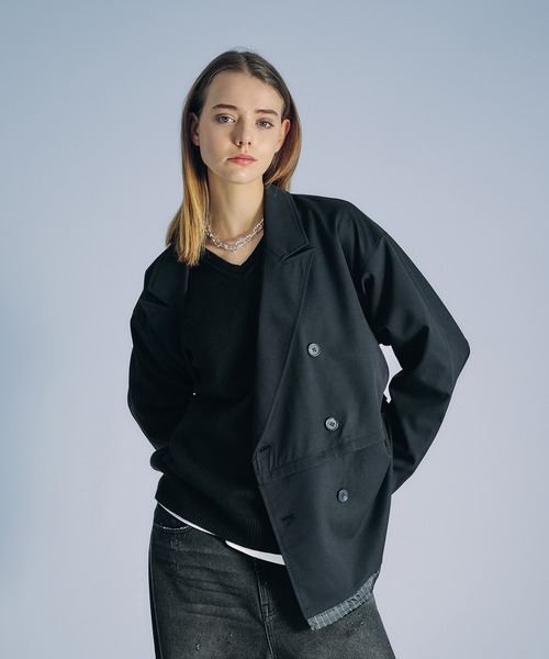 SELLE GLANT(セレグランテ)の「V-NECK MIDDLE GAUGE BASIC KNIT/Vネックミドルゲージベーシックニット(ニット/セーター・メンズ・ブラック/グレイッシュベージュ/ボルドー・LARGE/MEDIUM/SMALL)」の14枚目の写真
