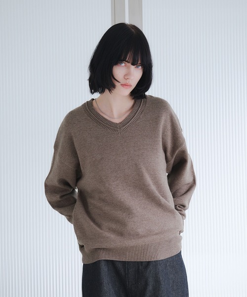 support surface ミドルゲージニット セーター ゆったり ADMIX/ATELIER SAB MEN セーター ニット ケーブル編み