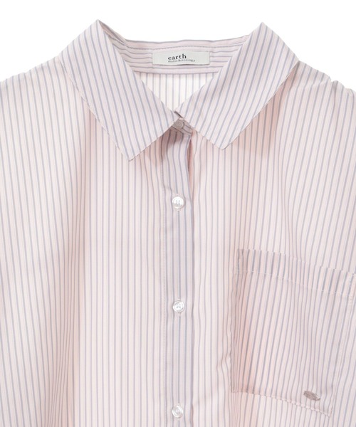 earth music&ecology（アースミュージックアンドエコロジー）の「2wayショルダードロストリボンシャツ（シャツ/ブラウス・レディース・サックスブルー/ホワイト/ピンク・FREE）」の22枚目の写真