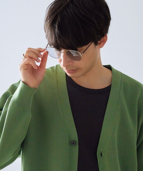 LAKOLE（ラコレ）の「AIRニットカーディガン / 287590（カーディガン/ボレロ・メンズ・カーキ/ブラック/アイボリー/ライトグレー/イエロー・LARGE/MEDIUM）」の9枚目の写真