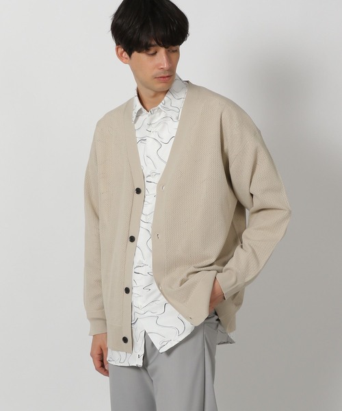 LAKOLE（ラコレ）の「AIRニットカーディガン / 287590（カーディガン/ボレロ・メンズ・カーキ/ブラック/アイボリー/ライトグレー/イエロー・LARGE/MEDIUM）」の12枚目の写真