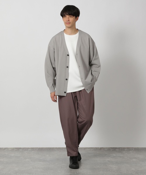 LAKOLE（ラコレ）の「AIRニットカーディガン / 287590（カーディガン/ボレロ・メンズ・カーキ/ブラック/アイボリー/ライトグレー/イエロー・LARGE/MEDIUM）」の17枚目の写真