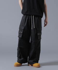 CHIKASHITSU PLUS HIGH】4 pocket dirty wash sweat cargo pants