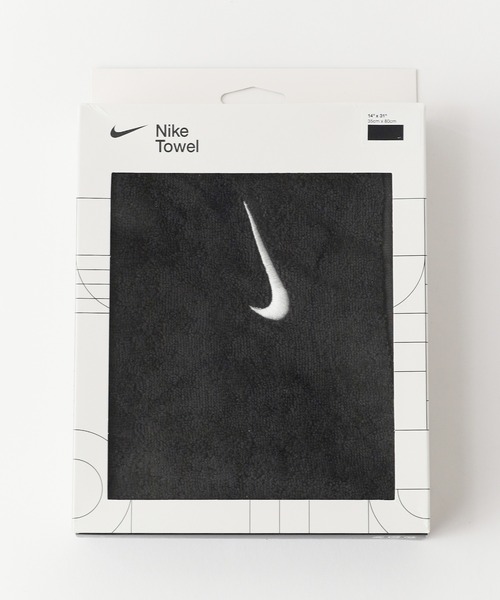 NIKE（ナイキ）の「NIKE/ナイキ ソリッド コアタオル ミディアム（ハンカチ/ハンドタオル・メンズ・ライトブルー/ブラック/オレンジ・FREE）」の2枚目の写真