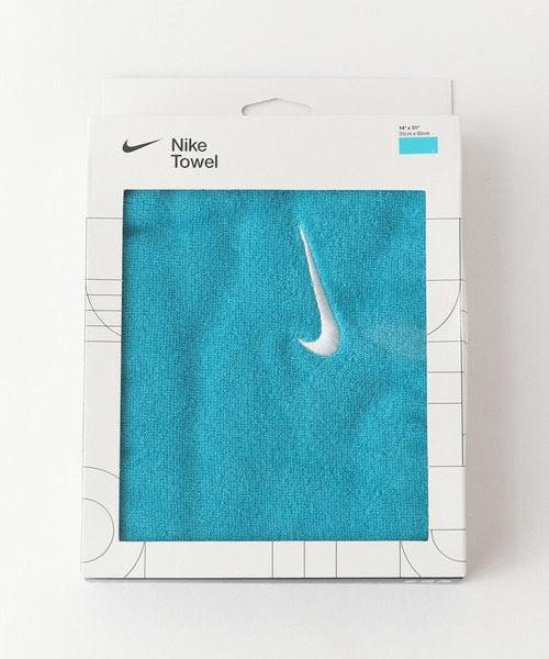 NIKE（ナイキ）の「NIKE/ナイキ ソリッド コアタオル ミディアム（ハンカチ/ハンドタオル・メンズ・ライトブルー/ブラック/オレンジ・FREE）」の4枚目の写真