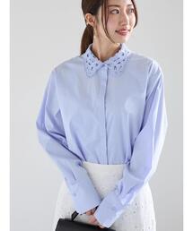 Te chichi | ケミカルレースカラーシャツブラウス(シャツ/ブラウス)