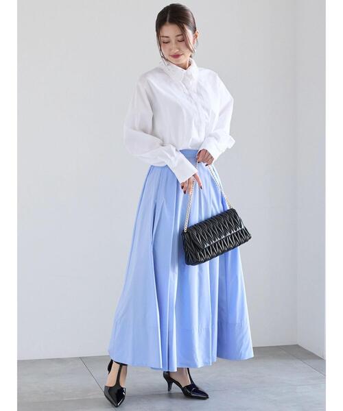 Te chichi（テチチ）の「ケミカルレースカラーシャツブラウス（シャツ/ブラウス・レディース・サックスブルー/ブラック/オフホワイト・F）」の5枚目の写真