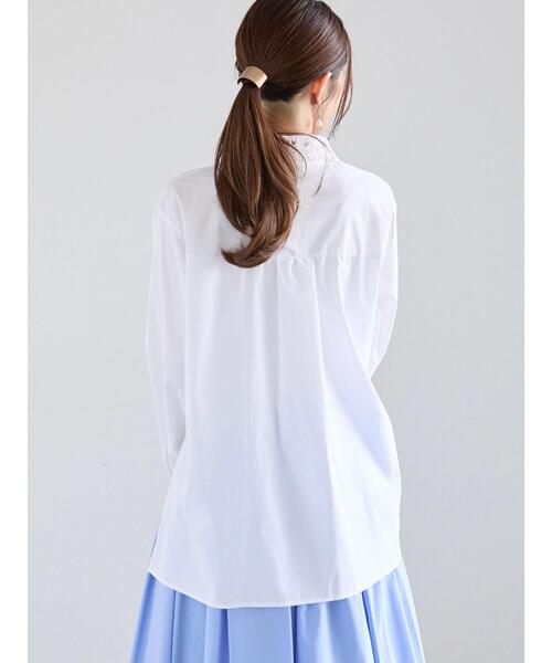 Te chichi（テチチ）の「ケミカルレースカラーシャツブラウス（シャツ/ブラウス・レディース・サックスブルー/ブラック/オフホワイト・F）」の10枚目の写真