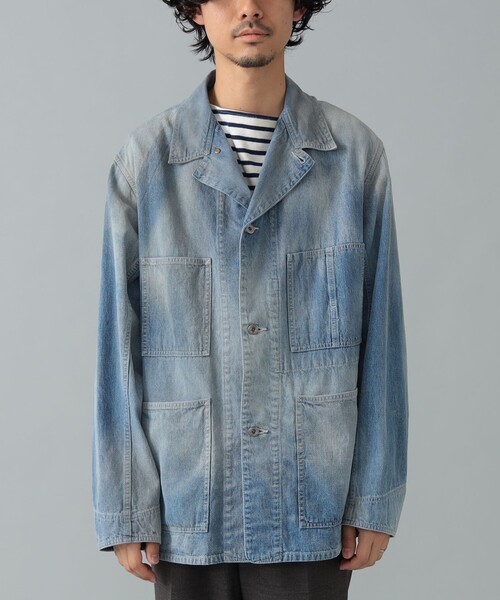 AUBERGE / DINO BL デニムカバーオール（ブルゾン）｜AUBERGE
