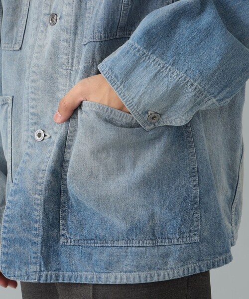 美品✨ AUBERGE オーベルジュ DINO BL デニムカバーオール 42 AUBERGE / DINO BL デニムカバーオール（ブルゾン）｜AUBERGE