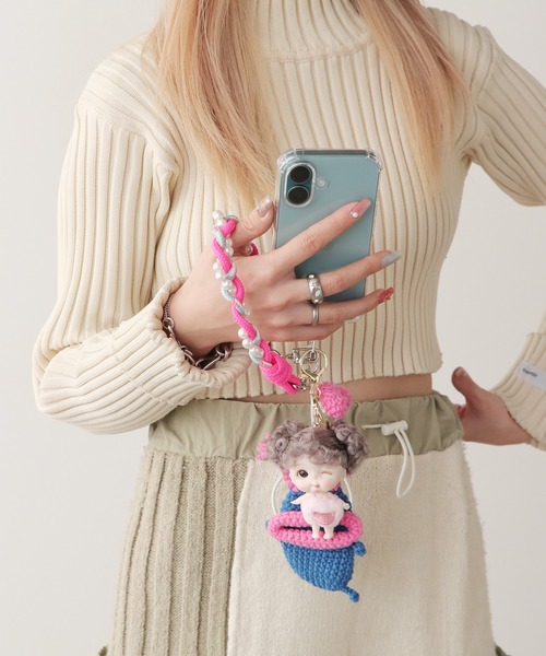 Smartphone Accessory Codes/スマホアクセサリーコード 編み込み