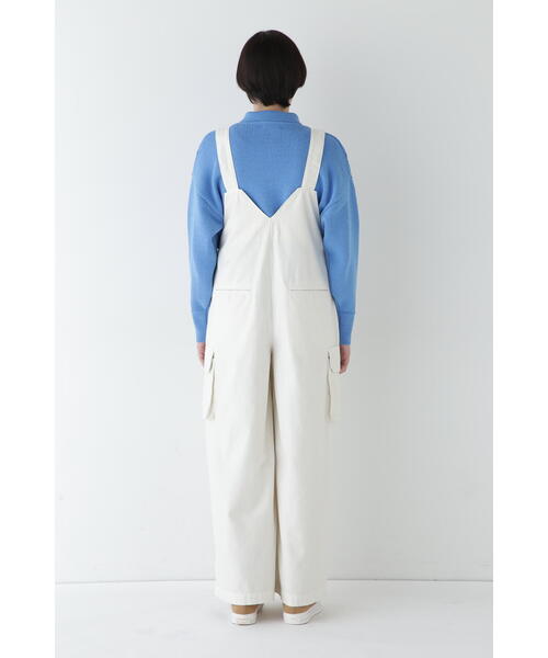 Healthy denim(ヘルシーデニム)の「【Healthy DENIMコラボ】オーバーオール(サロペット/オーバーオール・レディース・ホワイト系その他/ネイビー・MEDIUM)」の11枚目の写真