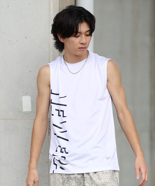 NEW ERA（ニューエラ）の「NEW ERA/ニューエラ タンクトップ ブランドロゴ 14410164/14410166（タンクトップ・メンズ・ホワイト/ブラック・M/L/XL）」の18枚目の写真