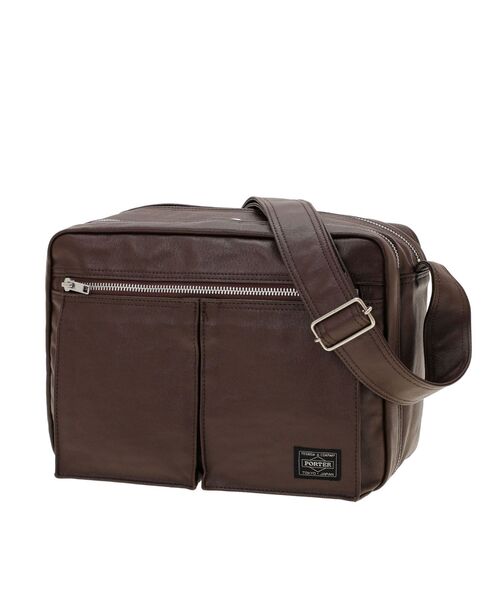 PORTER(ポーター)の「フリースタイル ショルダーバッグ(L)(ショルダーバッグ・メンズ・イエロー/ブラウン/ブラック・FREE)」の1枚目の写真