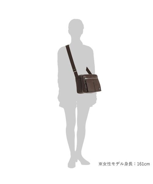 PORTER(ポーター)の「フリースタイル ショルダーバッグ(L)(ショルダーバッグ・メンズ・イエロー/ブラウン/ブラック・FREE)」の11枚目の写真