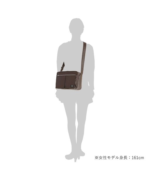 PORTER(ポーター)の「フリースタイル ショルダーバッグ(L)(ショルダーバッグ・メンズ・イエロー/ブラウン/ブラック・FREE)」の5枚目の写真