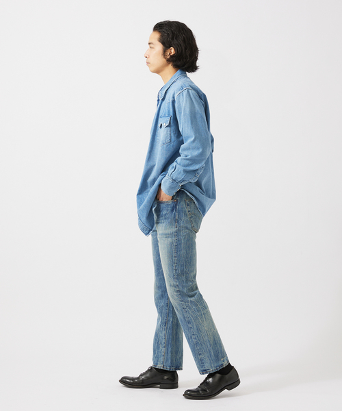 LEVI'S VINTAGE CLOTHING(リーバイスビンテージクロージング)の「LEVI'S(R) VINTAGE CLOTHING/リーバイス SHORTHORN SAWTOOTH INDIGO COSMOS(シャツ/ブラウス・メンズ・ブルー系その他・X-SMALL/SMALL/MEDIUM/X-LARGE)」の12枚目の写真