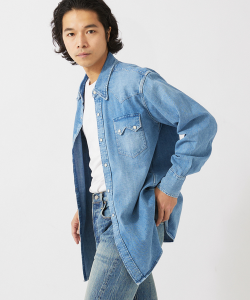 LEVI'S VINTAGE CLOTHING(リーバイスビンテージクロージング)の「LEVI'S(R) VINTAGE CLOTHING/リーバイス SHORTHORN SAWTOOTH INDIGO COSMOS(シャツ/ブラウス・メンズ・ブルー系その他・X-SMALL/SMALL/MEDIUM/X-LARGE)」の19枚目の写真