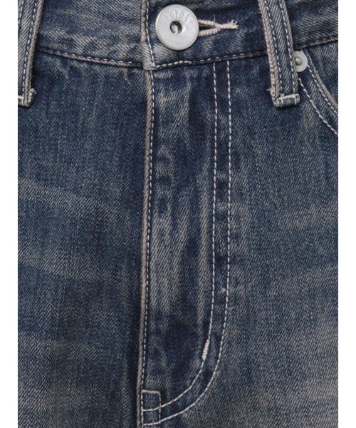 GYDA（ジェイダ）の「ハイウエストサイドオープンデニムワイドパンツ（デニムパンツ・レディース・ブルー/ライトブルー・MEDIUM/SMALL）」の21枚目の写真