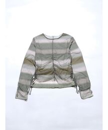VEQUM | 【VEQUM】STRING GATHER SHEER TOP(Tシャツ/カットソー)