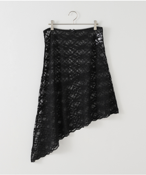 美品【PROVOKE】stretch lace asymmetry skirt stretch lace asymmetry SK | PROVOKE design bout