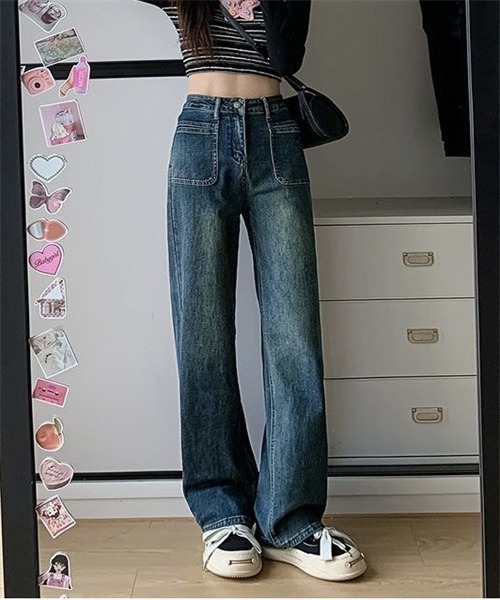 【新品未使用】Jane ワイドデニム 40 Janeワイドデニム | all item| yori