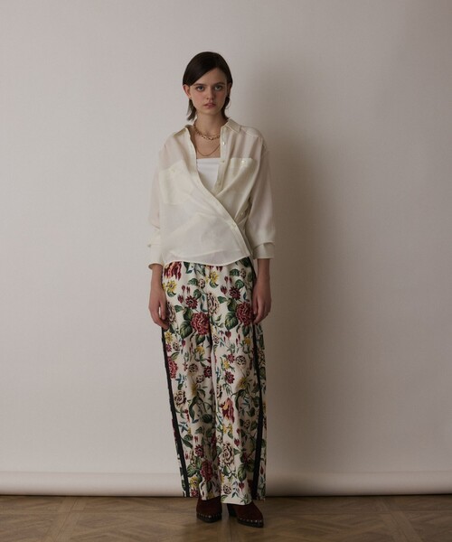 GRACE CONTINENTAL / グレースコンチネンタル シアー2wayウエスタンシャツ シアー2wayウエスタンシャツ / GRACE CONTINENTAL | GRACE