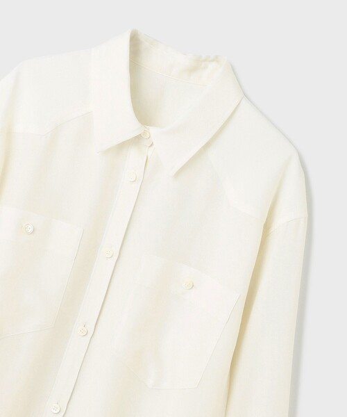 GRACE CONTINENTAL / グレースコンチネンタル シアー2wayウエスタンシャツ シアー2wayウエスタンシャツ / GRACE CONTINENTAL | GRACE