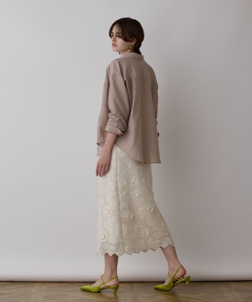 GRACE CONTINENTAL / グレースコンチネンタル シアー2wayウエスタンシャツ シアー2wayウエスタンシャツ / GRACE CONTINENTAL | GRACE