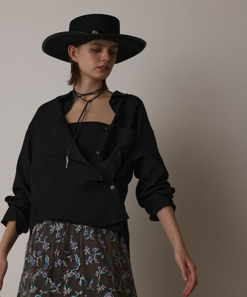 セール】シアー2wayウエスタンシャツ（シャツ/ブラウス）｜GRACE