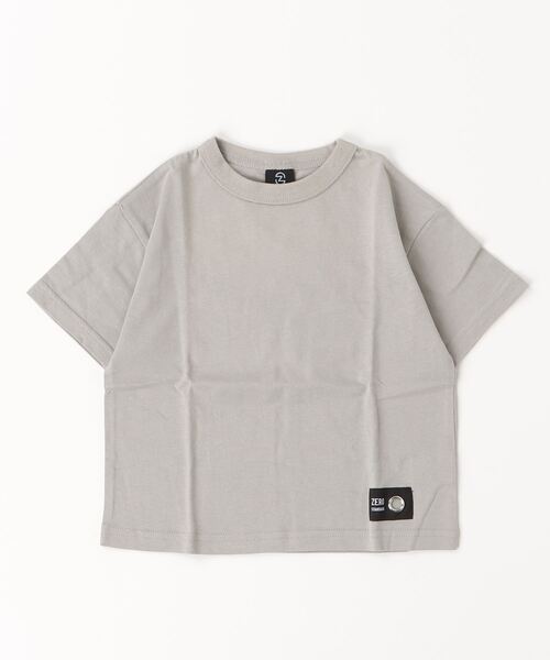 ZERO standerd(ゼロスタンダード)の「zero standard/ゼロスタンダード BASIC Tシャツ(Tシャツ/カットソー・キッズ・オフホワイト/グレー/ネイビー/アイボリー/チャコールグレー/ブラック/ベージュ・110cm/100cm/120cm/130cm/150cm/160cm/140cm)」の6枚目の写真