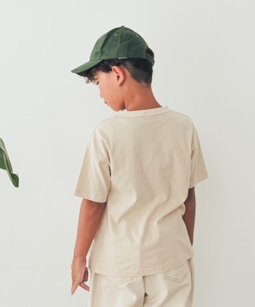 ZERO standerd(ゼロスタンダード)の「zero standard/ゼロスタンダード BASIC Tシャツ(Tシャツ/カットソー・キッズ・オフホワイト/グレー/ネイビー/アイボリー/チャコールグレー/ブラック/ベージュ・110cm/100cm/120cm/130cm/150cm/160cm/140cm)」の12枚目の写真