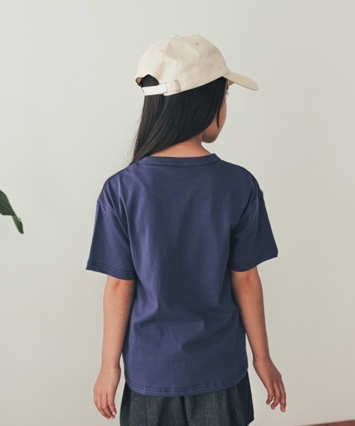 ZERO standerd(ゼロスタンダード)の「zero standard/ゼロスタンダード BASIC Tシャツ(Tシャツ/カットソー・キッズ・オフホワイト/グレー/ネイビー/アイボリー/チャコールグレー/ブラック/ベージュ・110cm/100cm/120cm/130cm/150cm/160cm/140cm)」の10枚目の写真