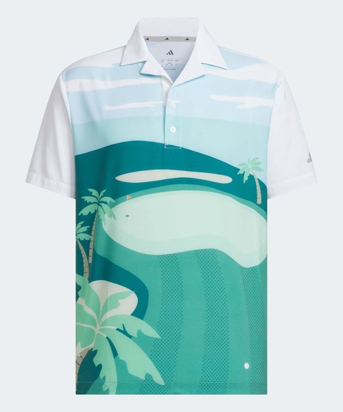 セール】オープンカラー グラフィック 半袖シャツ【adidas Golf
