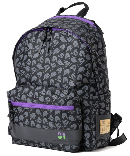 RADIO EVA(ラヂオエヴァ)の「RADIO EVA A269 RADIO EVA×MICHAEL LINNELL DAYPACK(バックパック/リュック・メンズ・パープル/レッド/ネイビー・FREE)」の2枚目の写真