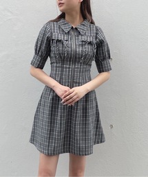 フロントジップワンピース
