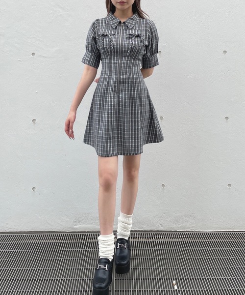 ワンウェイ one way フロントジップワンピース フロントジップワンピース – PARK by one way（パークバイ