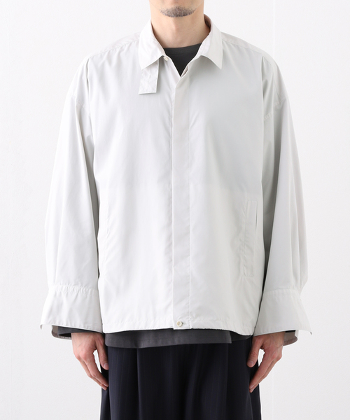 CALMER（カルメール）の「CALMER (カルメール) 別注 KEMIRA JACKET（シャツ/ブラウス・メンズ・アイボリー/ネイビー・FREE）」の3枚目の写真