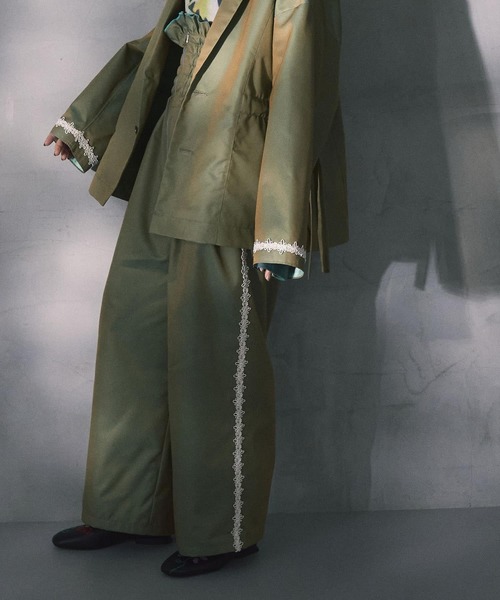 THE GOODLAND MARKET（ザグッドランドマーケット）の「cwtch　2WAY PANTS（その他パンツ・レディース・ライトカーキ/パープル・FREE）」の6枚目の写真