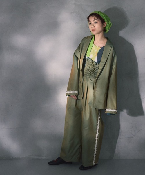 THE GOODLAND MARKET（ザグッドランドマーケット）の「cwtch　2WAY PANTS（その他パンツ・レディース・ライトカーキ/パープル・FREE）」の8枚目の写真