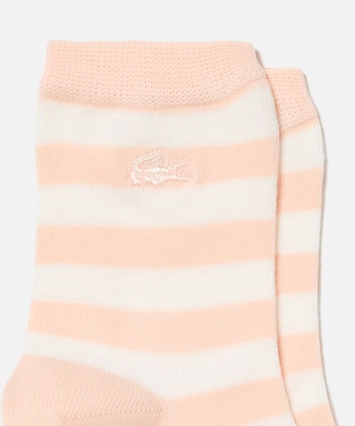 LACOSTE（ラコステ）の「マリンボーダーミドルソックス（ソックス/靴下・レディース・ネイビー/グリーン/ピンク/ブルー・24.0cm）」の8枚目の写真