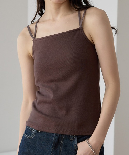 Monoha キャミソール MONOHA : 24SS / Nylon blended sleeveless (4colors) (MONOHA